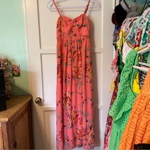 Eva Mendes for New York & Company Floral Maxi Dress